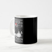Mug Womens Funny I Prefer Halloween Black Cat Ugly Chr (Devant gauche)