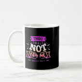 Mug Womens Funny Quote Sy Thou Shalt Not Try Me  (Gauche)