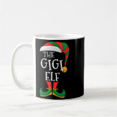 Mug Womens Gigi Elf Xmas Matching Pajamas Group Christ (Gauche)