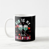 Mug Women's Gin Is My Valentine Hearts Matching Drinke (Gauche)