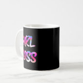 Mug Womens Girl Boss V-neck  (Devant gauche)