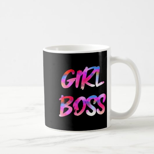 Mug Womens Girl Boss V-neck (Droite)