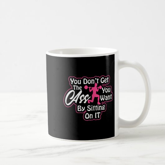 Mug Womens Glutes Workout Day Insrational Motivational (Droite)