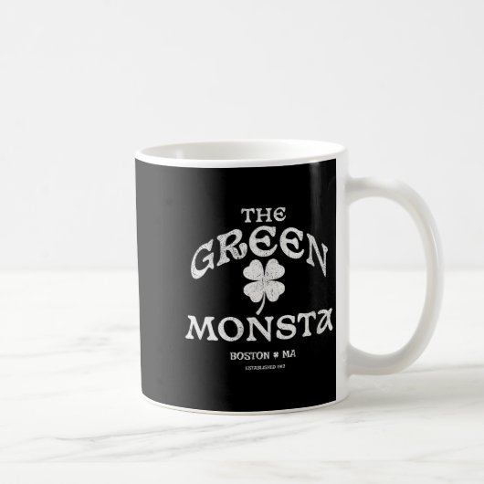 Mug Womens Green Monsta Funny Boston M New England Srt (Droite)