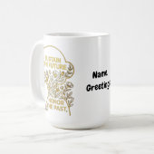 Mug Women's History Month Eco-Feminist Sustain Future (Devant gauche)