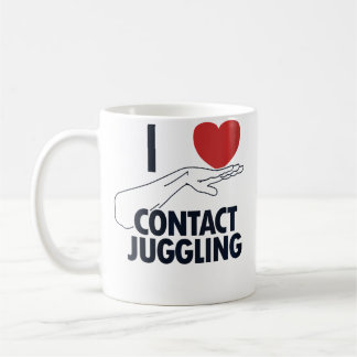 Mug Womens I Love Contact Juggling Ball Professional C