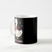 Mug Women's Just A Lovely Goose Bouquet Roses Floral V (Devant gauche)