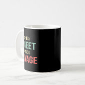 Mug Womens Kinda Sweet Kinda Savage - Motivational Slo (Devant gauche)