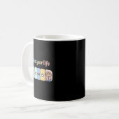 Mug Womens Level Up Your Life Progress Bar Gamer Motiv (Devant gauche)