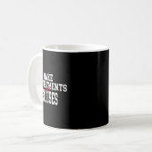 Mug Womens Make Adjustments Not Excuses Motivational Q (Devant gauche)