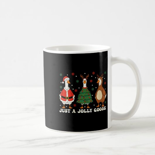 Mug Womens Merry Goosemas Christmas Just A Jolly Goose (Droite)