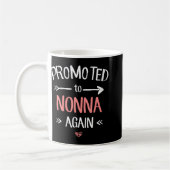 Mug Womens Nonna New Promoted To Nonna Again V-neck  (Gauche)