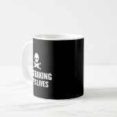 Mug Womens Rage Baking Saves Live Skull Funny Baker Co (Devant gauche)