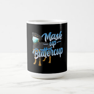 Mug Womens Rottweiler Dog with mask