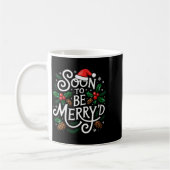 Mug Womens Soon To Be Merry'd Christmas Engaged Fiance (Gauche)