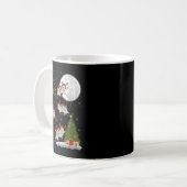 Mug Womens Sugar Glider Santa Sleigh Flying Funny Magi (Devant gauche)