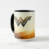 Mug Wonder Woman Au coucher Du Soleil (Devant gauche)