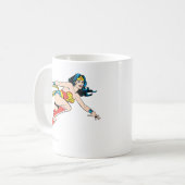 Mug Wonder Woman bondit à droite (Devant gauche)