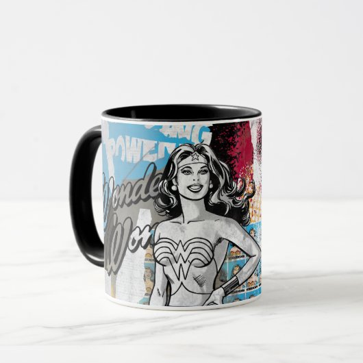 Mug Wonder Woman Collage 2 (Devant gauche)
