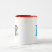 Mug Wonder Woman debout | Ajouter votre monogramme et (Centre)