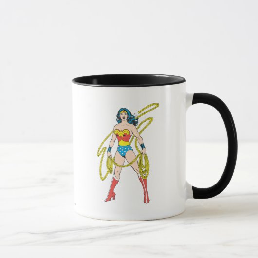 Mug Wonder Woman détient Lasso 5 (Droite)