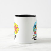 Mug Wonder Woman Étoile rouge enseignant (Centre)