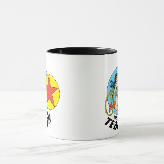 Mug Wonder Woman Étoile rouge enseignant (Centre)