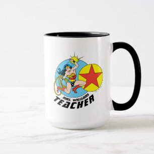 Mug Wonder Woman Étoile rouge enseignant