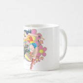 Mug Wonder Woman Flowers rétro (Devant droit)