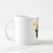 Mug Wonder Woman Flowers rétro (Gauche)