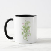 Mug Wonder Woman Green Swirls Logo (Gauche)