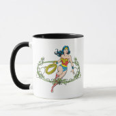 Mug Wonder Woman Green Vines (Gauche)
