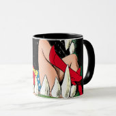 Mug Wonder Woman Jaws (Devant droit)