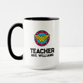 Mug Wonder Woman | Logo Cercle & Etoiles (Gauche)