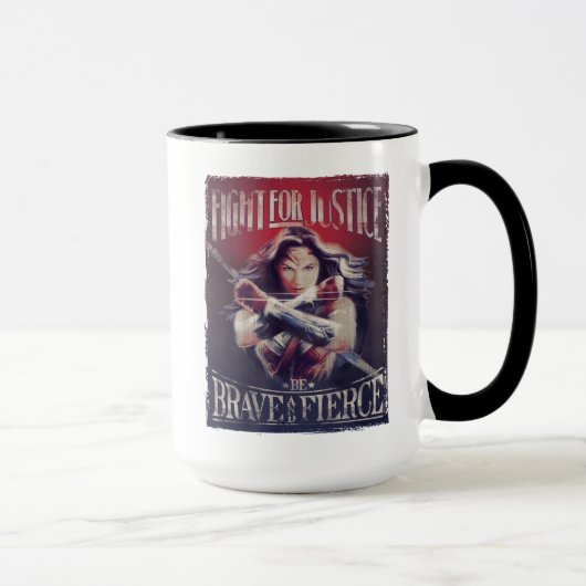 Mug Wonder Woman Lutte Pour La Justice (Droite)