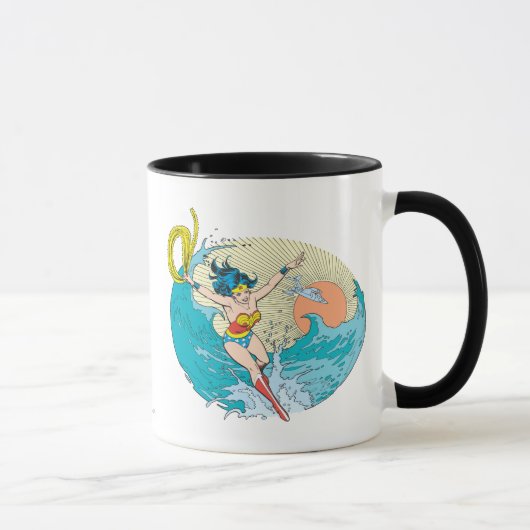Mug Wonder Woman Ocean Sky (Droite)