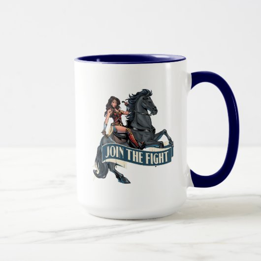 Mug Wonder Woman on Horse Comic Art (Droite)