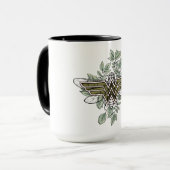 Mug Wonder Woman Queen Bee Logo (Devant gauche)