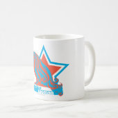 Mug Wonder Woman Red & Blue Star (Devant droit)