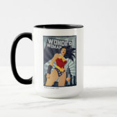 Mug Wonder Woman Retro City Sunburst (Gauche)