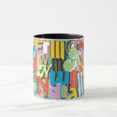 Mug Wonder Woman Texte Collage (Centre)