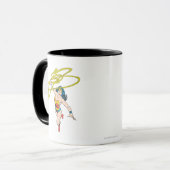 Mug Wonder Woman tient Lasso 2 (Devant gauche)