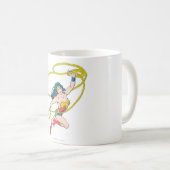 Mug Wonder Woman tient Lasso 3 (Devant droit)