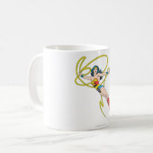 Mug Wonder Woman tient Lasso 4 (Devant gauche)