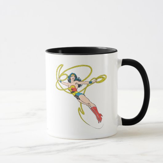 Mug Wonder Woman tient Lasso 4 (Droite)