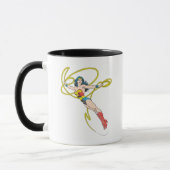 Mug Wonder Woman tient Lasso 4 (Gauche)