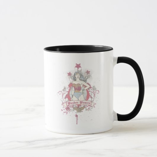Mug Wonder Woman tire des étoiles (Droite)