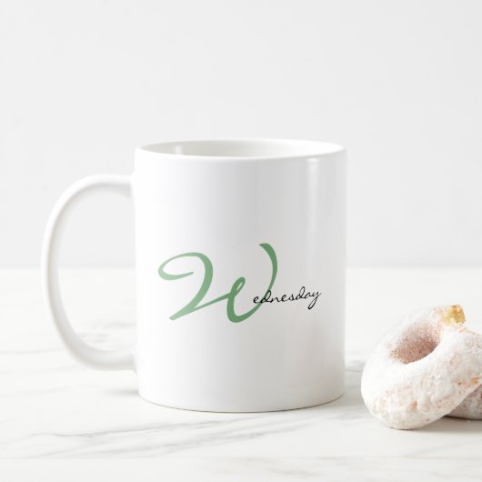 Mug Wonderful Wednesday Mid-Week Inspiration Quote (Avec donut)