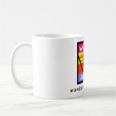 Mug Wonderhussy Adventures Sunset Mountain Logo (Gauche)
