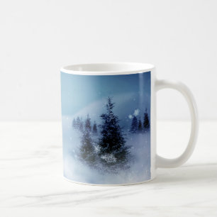 Mug Wonderland d'hiver de nuit